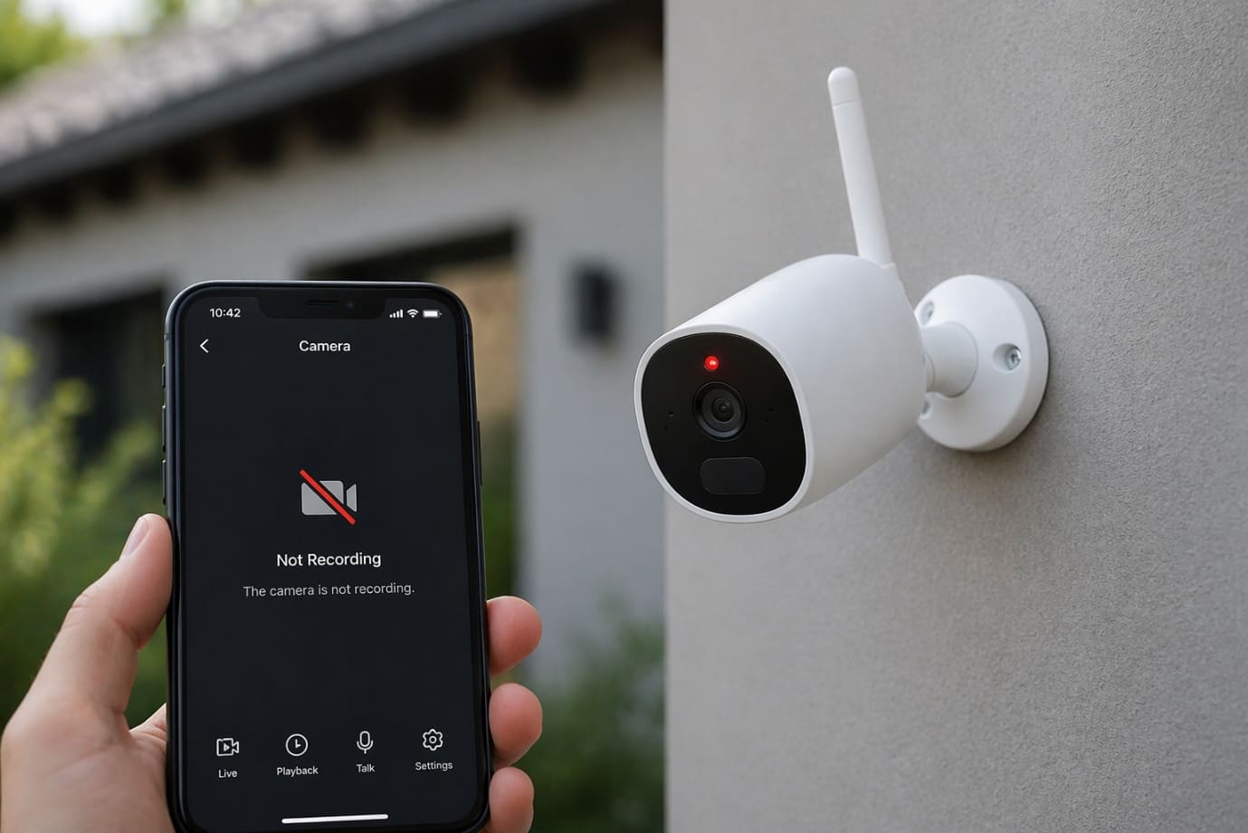 Wireless Security Camera Not Recording